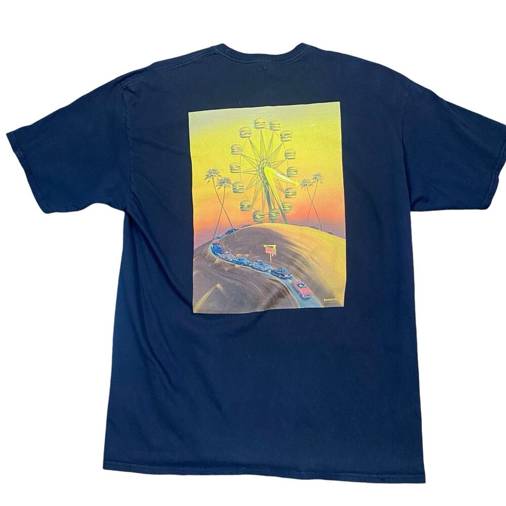 In-N-Out  Tee Shirt  Men's Size XL 70th Anniversary Vladimir Kush 2019 Hamburger